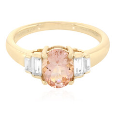 Brasilianischer Morganit-Goldring (La Revelle)