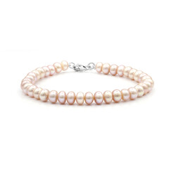 Süßwasserzuchtperlen-Silberarmband (TPC)