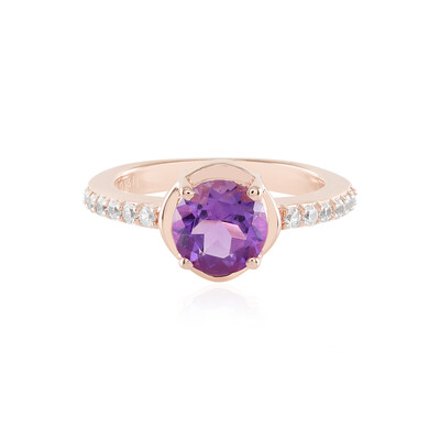 Sibirischer Amethyst-Silberring