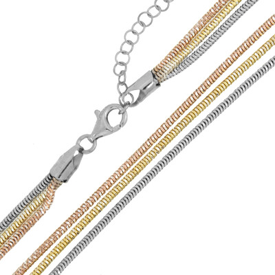 Design-Silberhalskette - 23,1 g - 45-50 cm