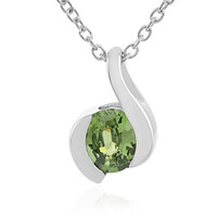 Russischer Demantoid-Silberhalskette