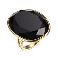 Schwarzer Achat-Silberring