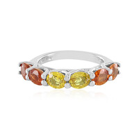 Saphir-Silberring