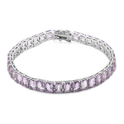 Bolivianischer Amethyst-Silberarmband