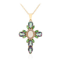 Welo-Opal-Silberhalskette
