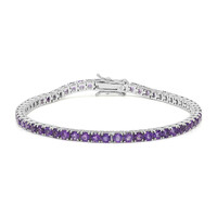 Amethyst-Silberarmband