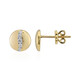 SI1 (G) Brillant-Goldohrringe (Annette)