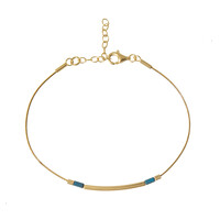 Blauer Hämatit-Armband
