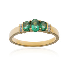 AAA-Sambia-Smaragd-Goldring (CIRARI)