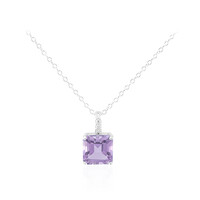 Amethyst-Silberhalskette