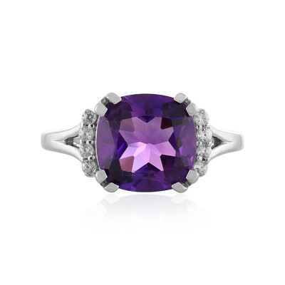 Sibirischer Amethyst-Silberring