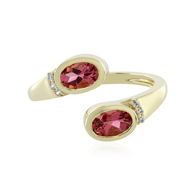 Pinkfarbener Turmalin-Goldring (KM by Juwelo)