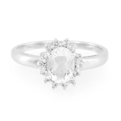 Petalit-Silberring