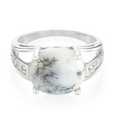 Dendriten-Achat-Silberring