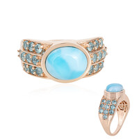 Larimar-Goldring (KM by Juwelo)