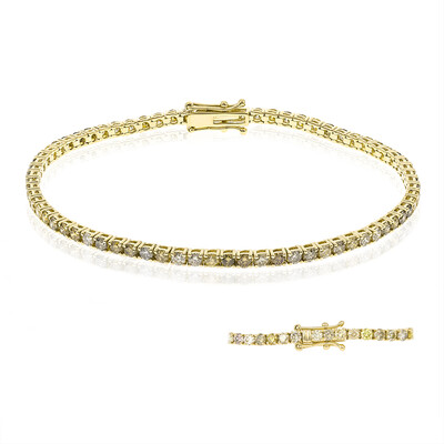 SI2 Fancy-Diamant-Goldarmband (CIRARI)