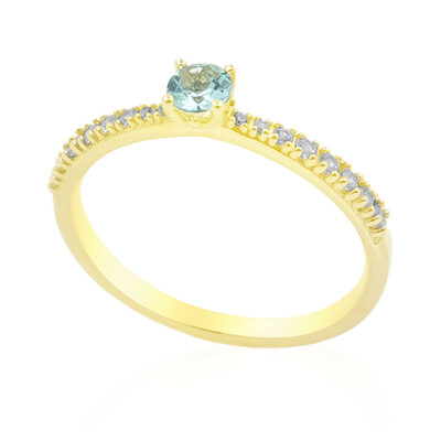 Nigerianischer Paraiba-Turmalin-Goldring