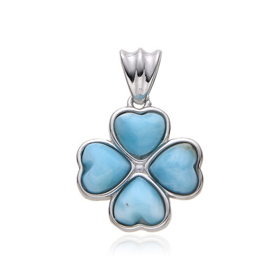 Larimar-Silberanhänger