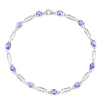 Tansanit-Silberarmband