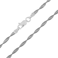 Design-Silberhalskette - 4 g - 45 cm