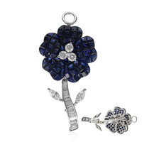 Blauer Saphir-Goldbrosche (Estée Collection)