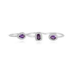 Sibirischer Amethyst-Silberring (de Melo)