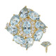 AAA-Brasilianischer Aquamarin-Goldring (CIRARI)