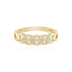 I2 (J) Diamant-Silberring