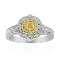 Gelber SI2 Brillant-Goldring (CIRARI)