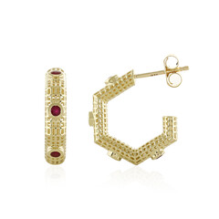 Rubin-Goldohrringe (Ornaments by de Melo)