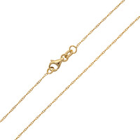 Gelbgold-Ankerkette - 45 cm - 1,2 g