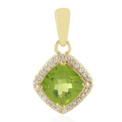 Peridot-Silberanhänger