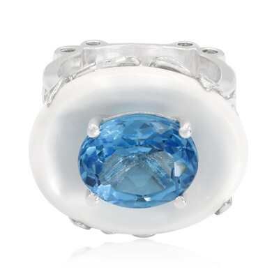 Edelstein-Silberring (Dallas Prince Designs)