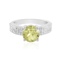 Ouro Verde-Quarz-Silberring