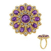 Amethyst-Silberring