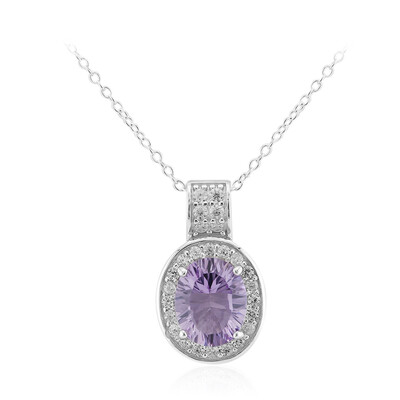 Amethyst-Silberhalskette