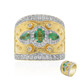 Sambia-Smaragd-Silberring (Dallas Prince Designs)