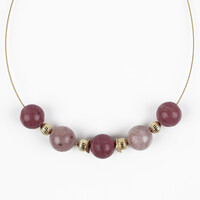 Rhodonit-Collier