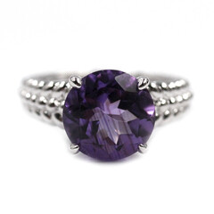 Sambia-Amethyst-Silberring