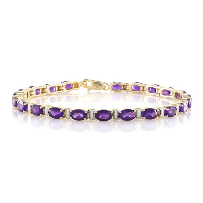 Sambia-Amethyst-Silberarmband