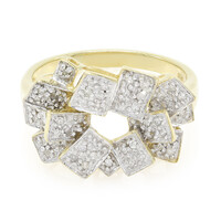 Diamant-Silberring