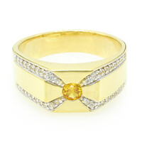 Mandarin-Granat-Silberring