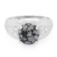 Schneeflocken-Obsidian-Silberring