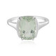 Grüner Amethyst-Silberring