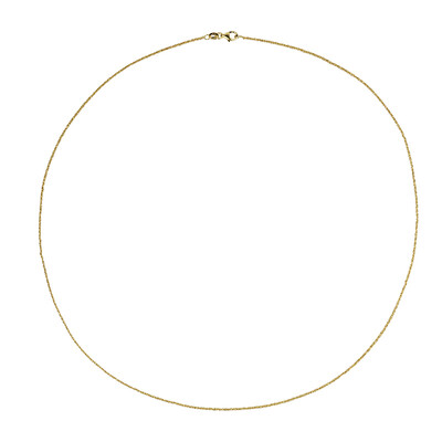 Silber-Criss-Cross-Kette - 5,6 g - 90 cm - vergoldet