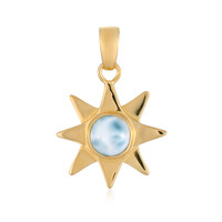Larimar-Silberanhänger