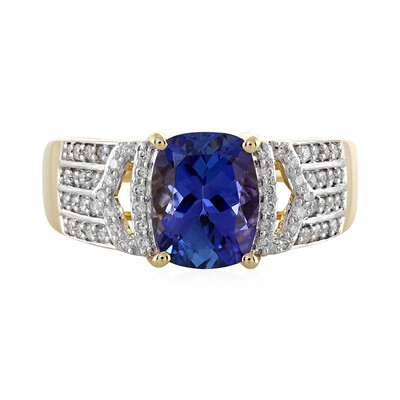 AAA-Tansanit-Goldring (AMAYANI)