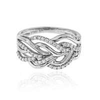 Lupenreiner (F) Brillant-Platinring (LUCENT DIAMONDS)