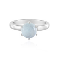 Brasilianischer Aquamarin-Silberring