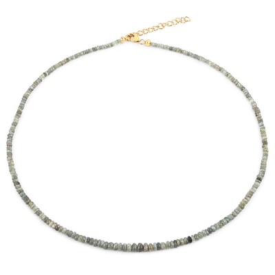 Chrysoberyll-Katzenauge-Silberhalskette